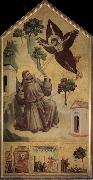 GIOTTO di Bondone Assisi Saint - Francois accept the stigma oil